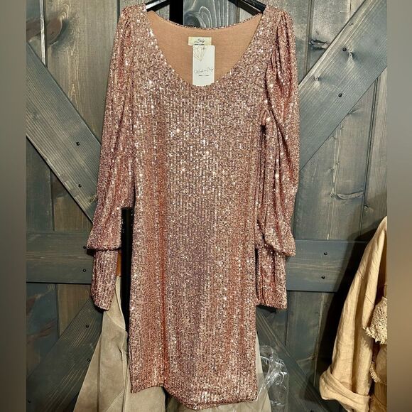 Made in Italy Sequins Mini Dress - Picture 6 of 6